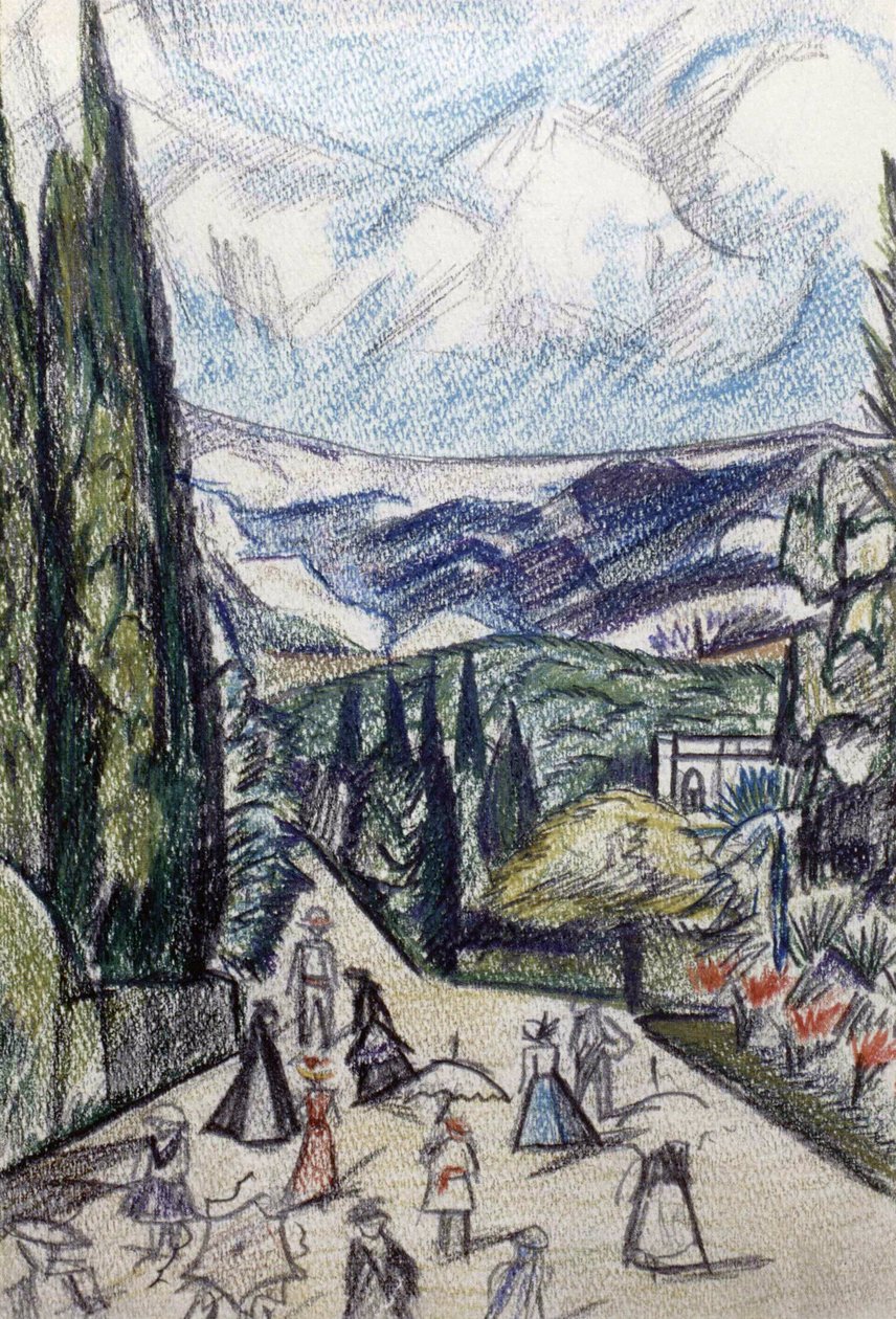 Paysage de Crimée - Olga Rozanova