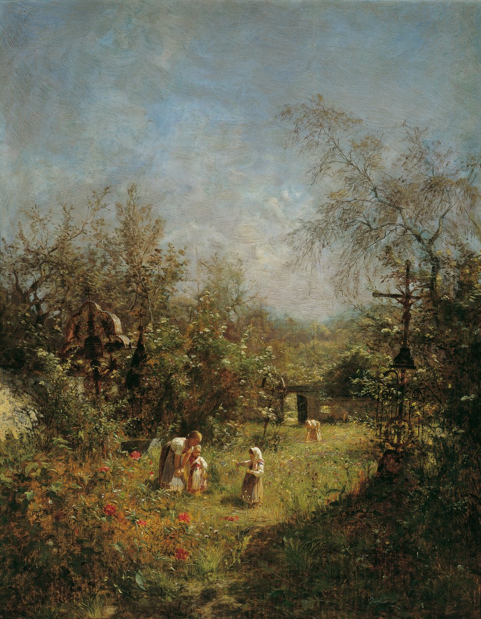 Cimetière en ruine à Goisern - Olga Wisinger Florian