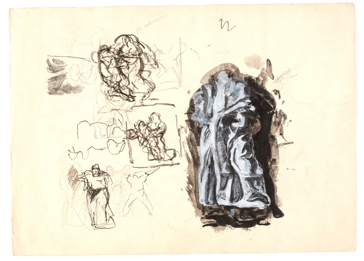 Croquis de figures et de compositions - Oluf Hartmann