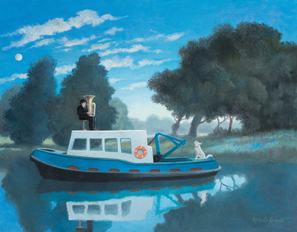 Rivière de la lune - Ophelia Redpath