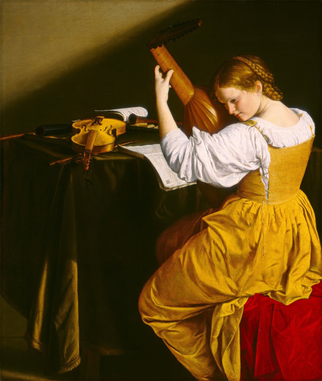 Joueuse de luth - Orazio Gentileschi