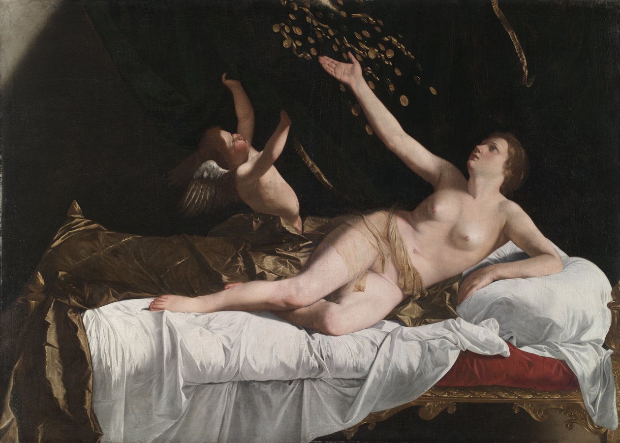 Danaé, vers 1623 - Orazio Gentileschi