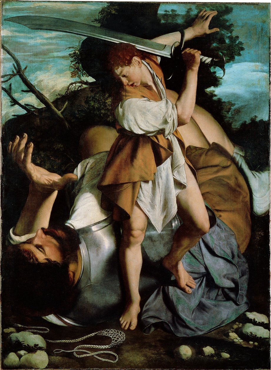 David et Goliath - Orazio Gentileschi