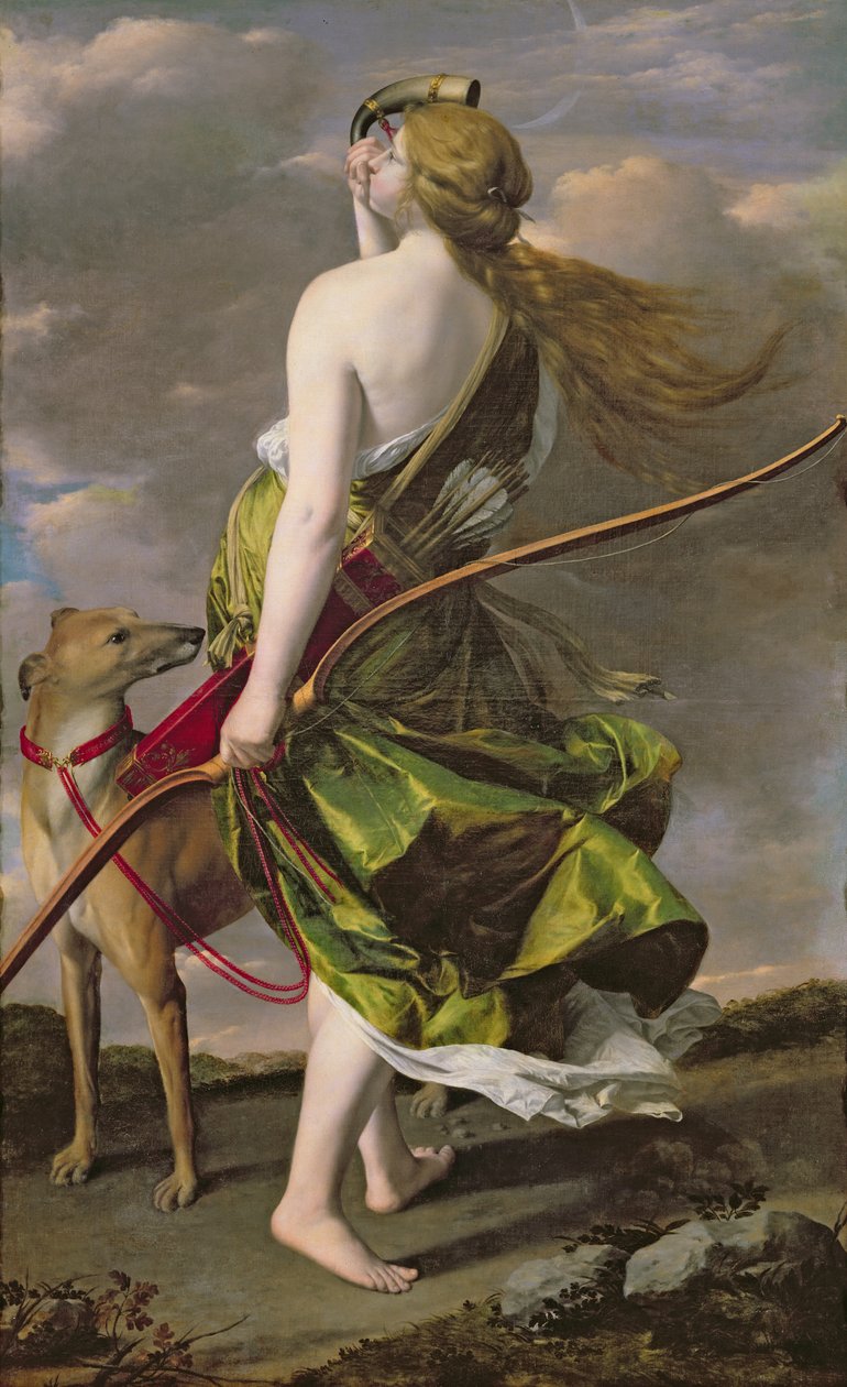 Diane la Chasseresse, c.1624-25 - Orazio Gentileschi
