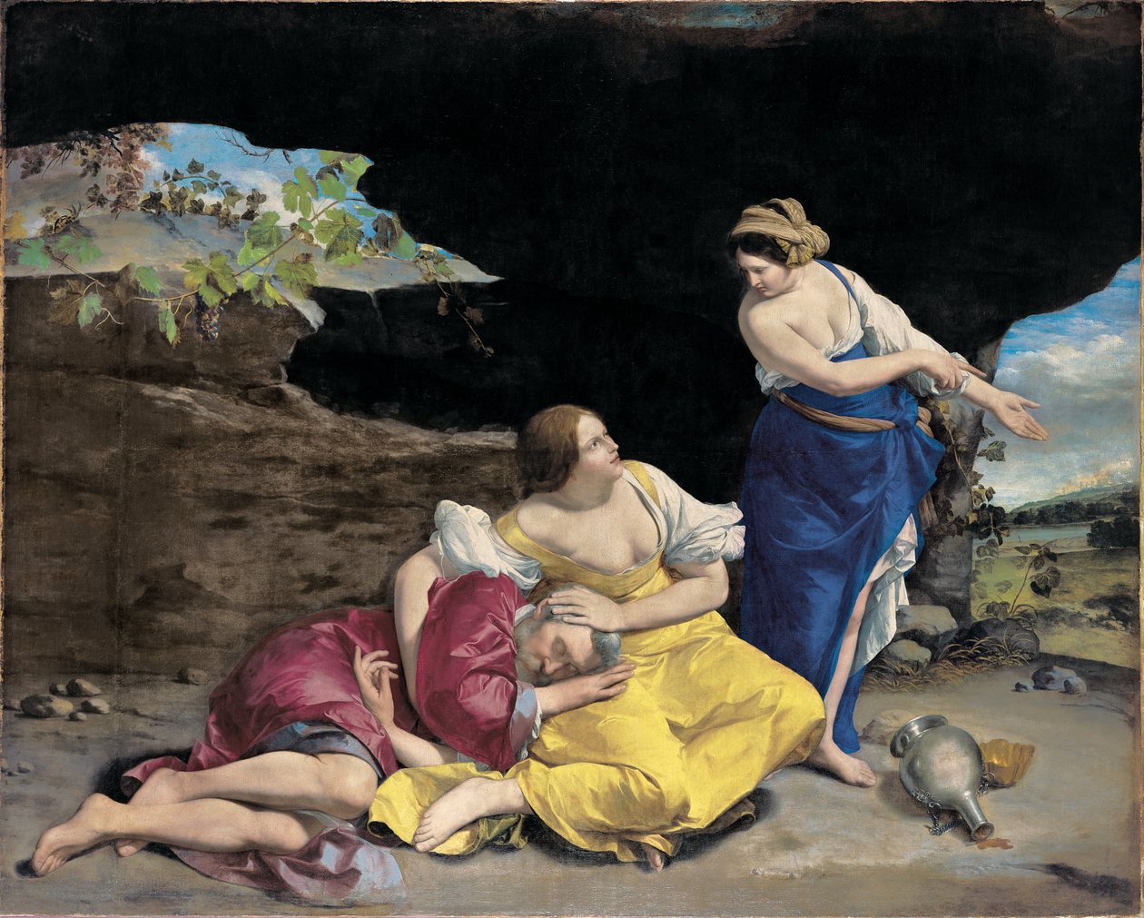 Lot et ses filles - Orazio Gentileschi