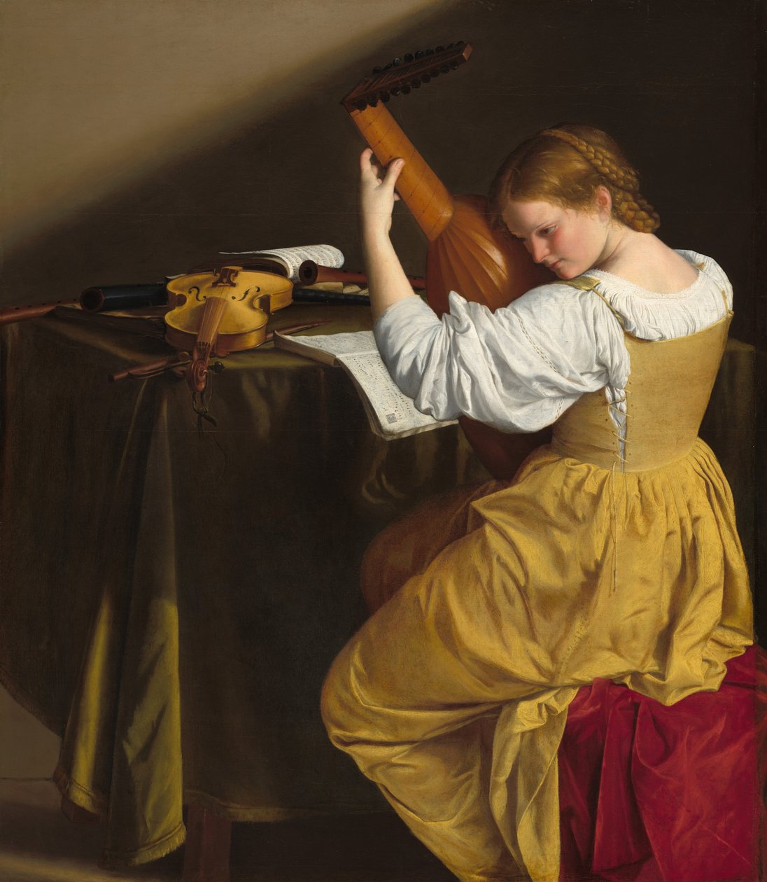 Le Joueur de Luth, vers 1612-1620 - Orazio Gentileschi