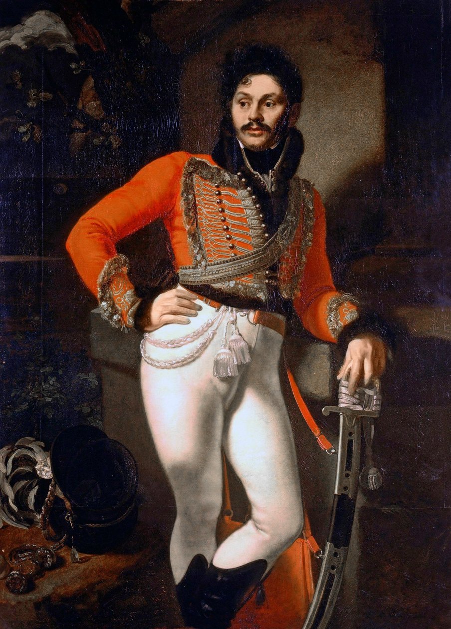Portrait du colonel sauveteur E.V.Davydov - Orest Kiprensky