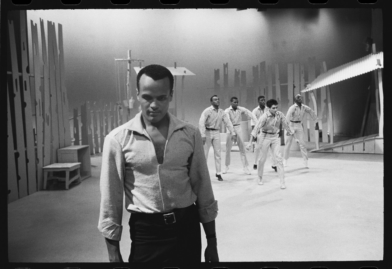 Harry Belafonte sur le plateau d