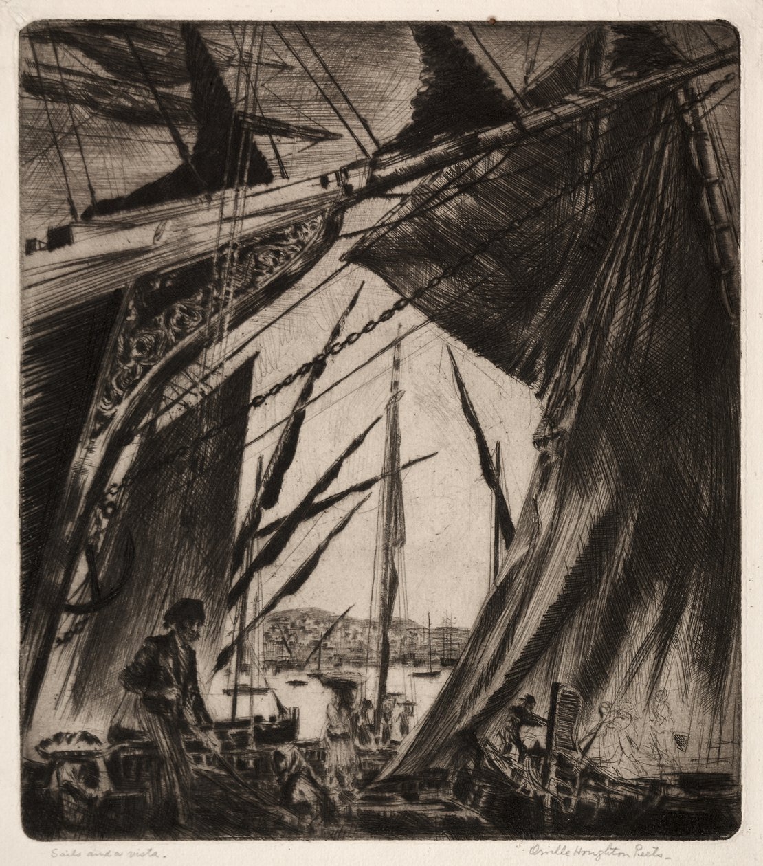 Voiles et une vue - Orville Houghton Peets