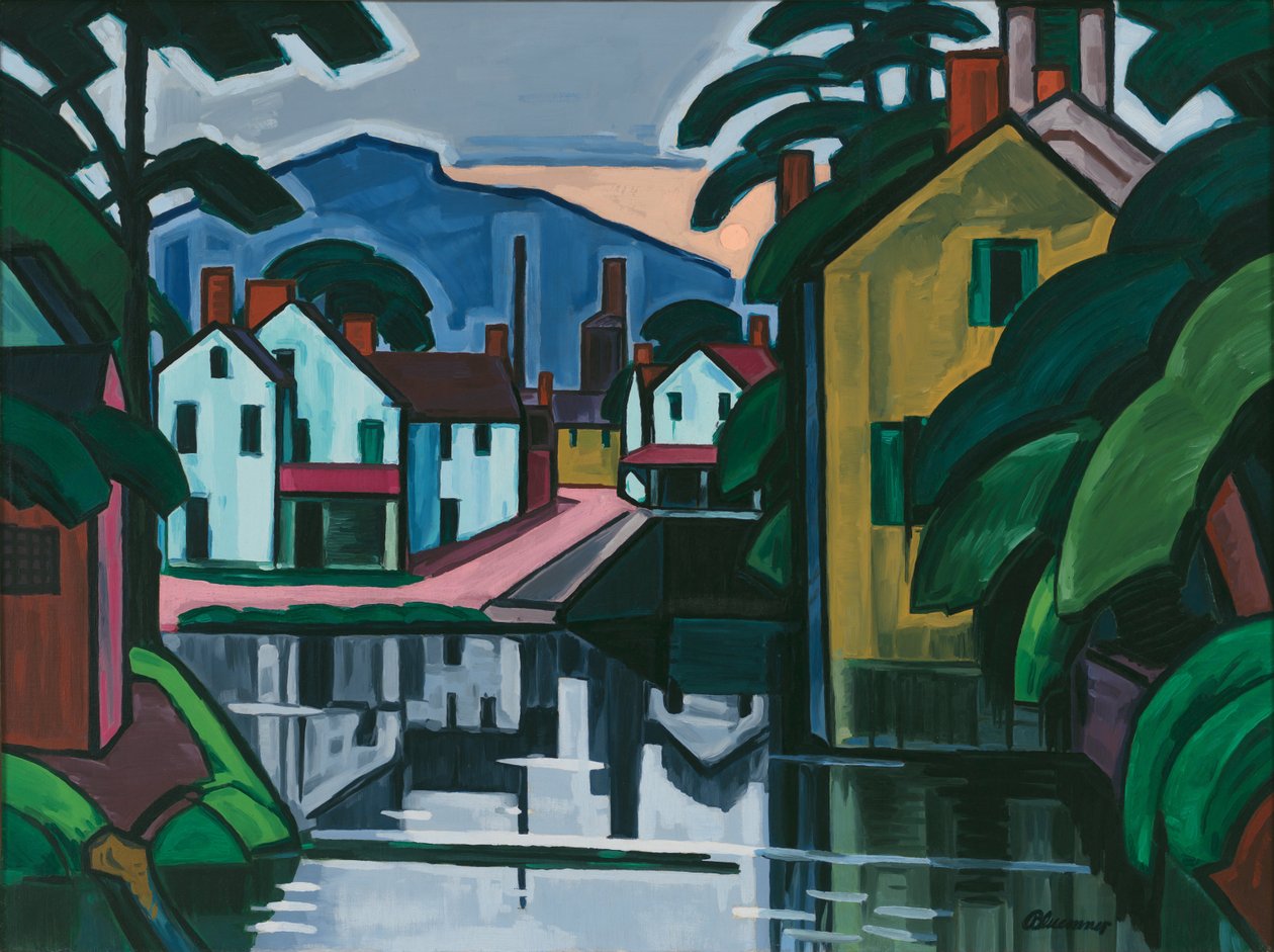 Vieux Port de Canal - Oscar Florianus Bluemner