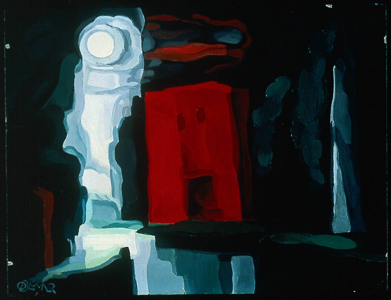 Humeur de nuit de lune - Oscar Florianus Bluemner