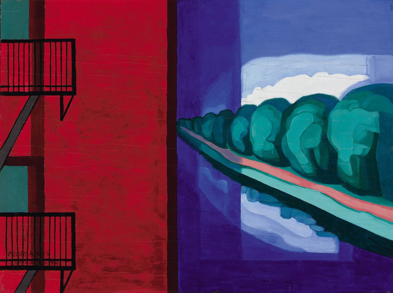Contrastes (Deux espaces) - Oscar Florianus Bluemner