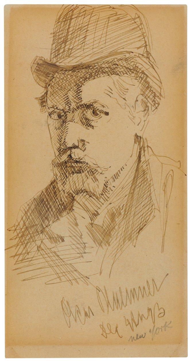 Autoportrait - Oscar Florianus Bluemner