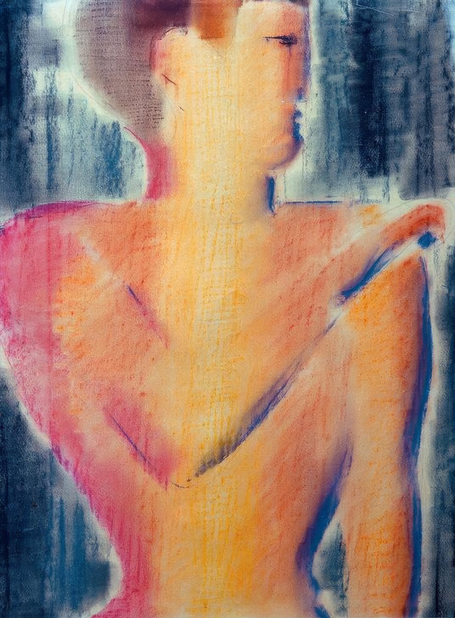 Figure masculine vers la droite - Oskar Schlemmer
