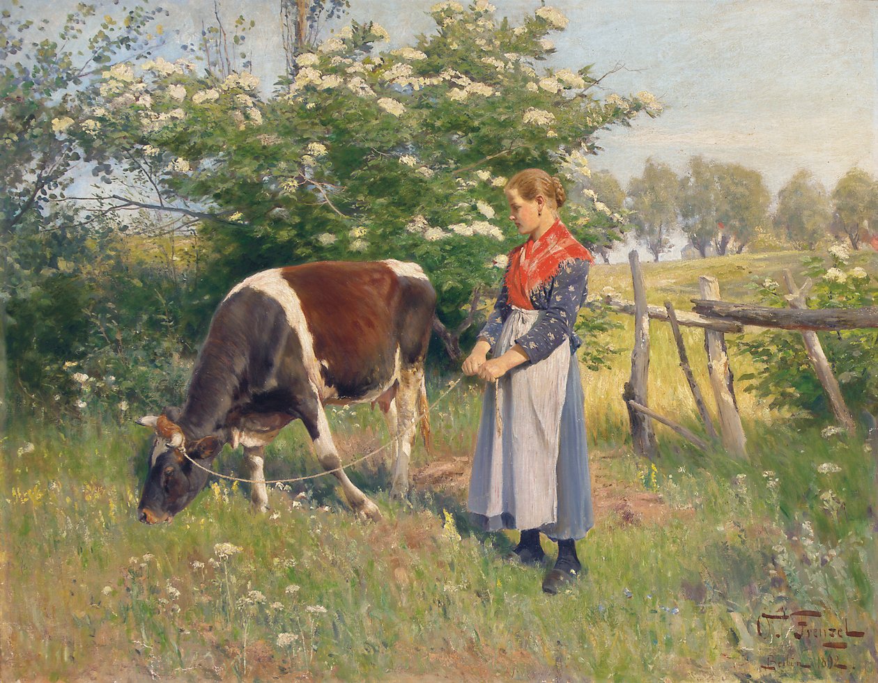 La Laitière - Oskar Frenzel