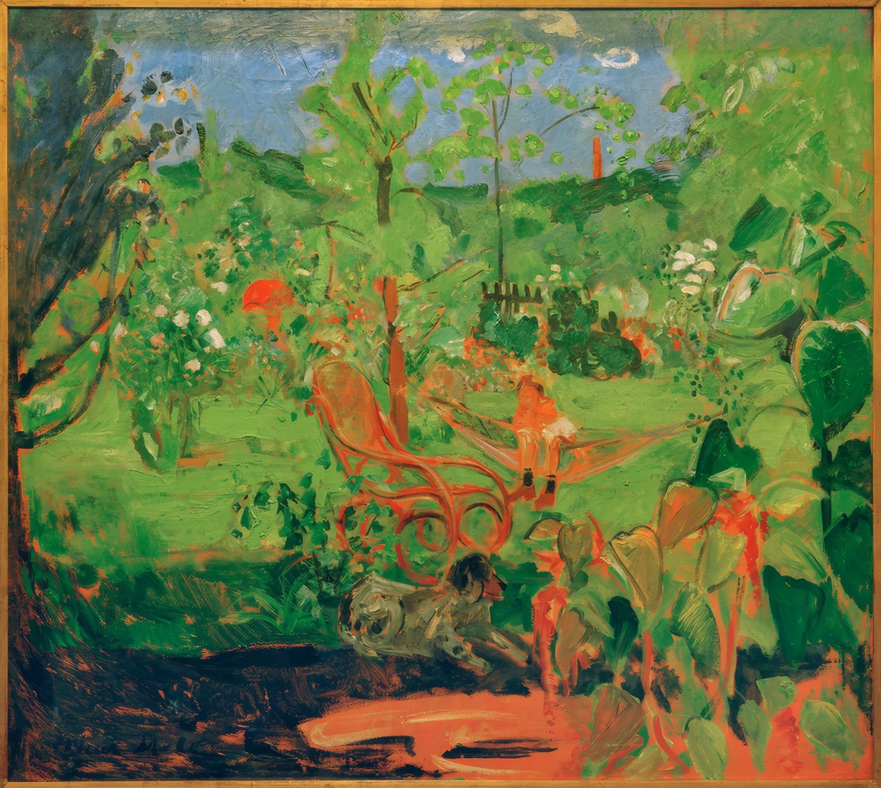 Fürstenfeldbruck, image de jardin - Oskar Moll