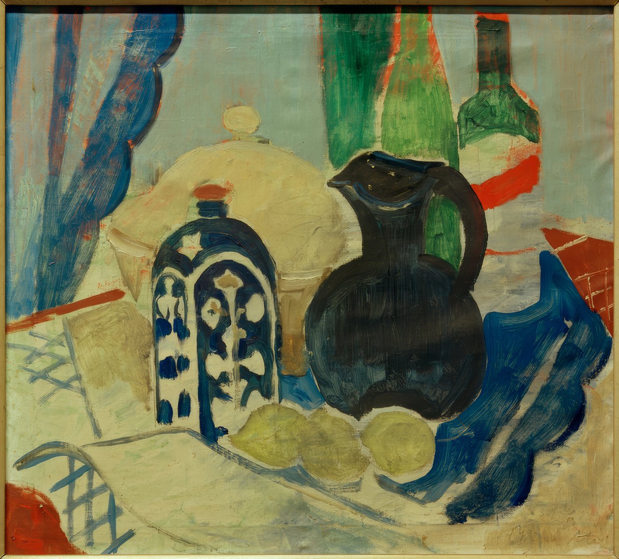 Nature morte avec soupière, sud de la France - Oskar Moll