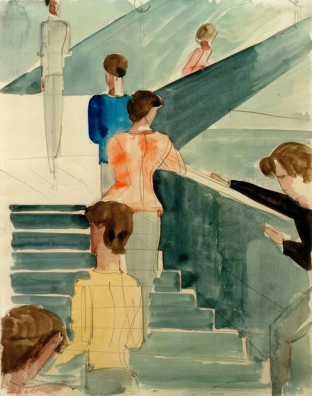 Escalier du Bauhaus - Oskar Schlemmer