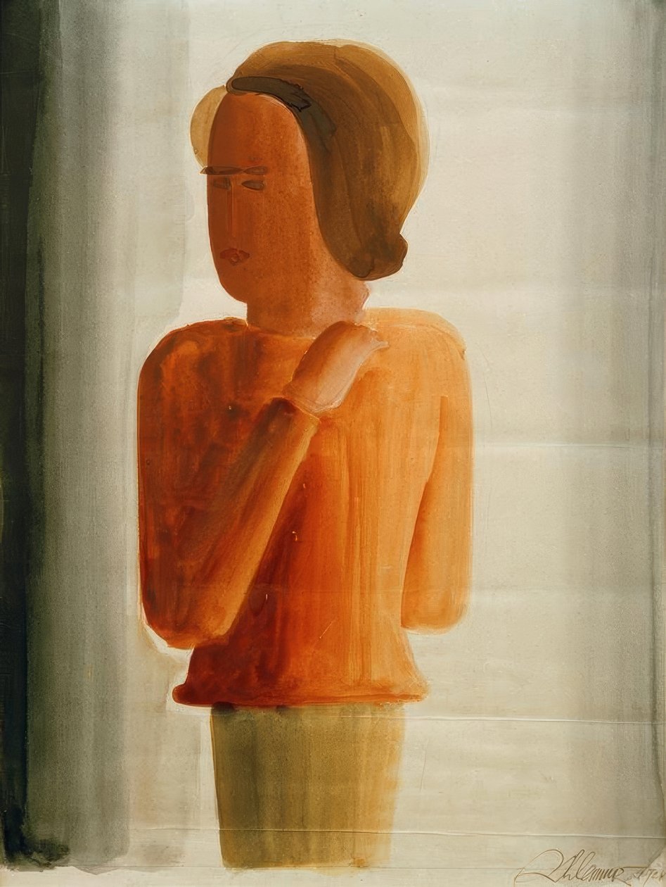 Garçon rouge - Oskar Schlemmer