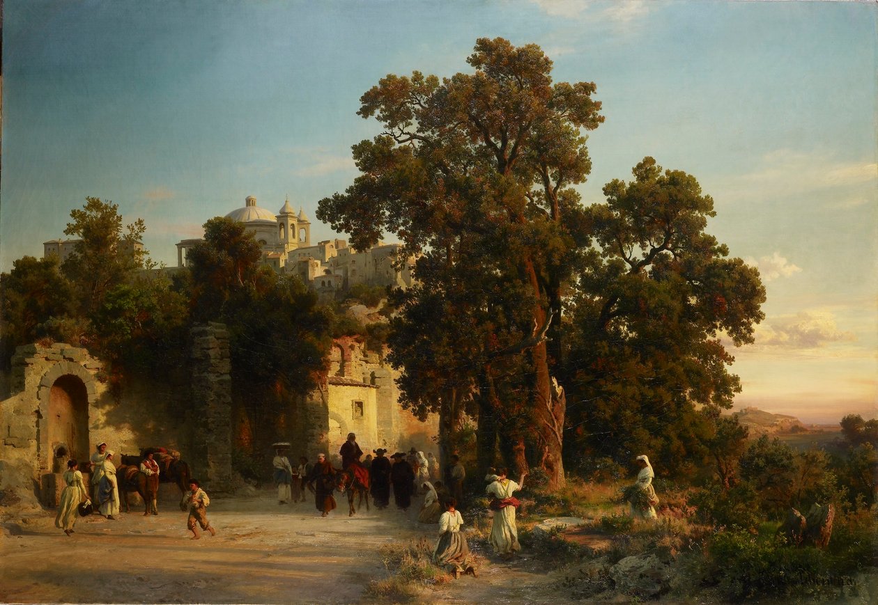Soirée - Oswald Achenbach