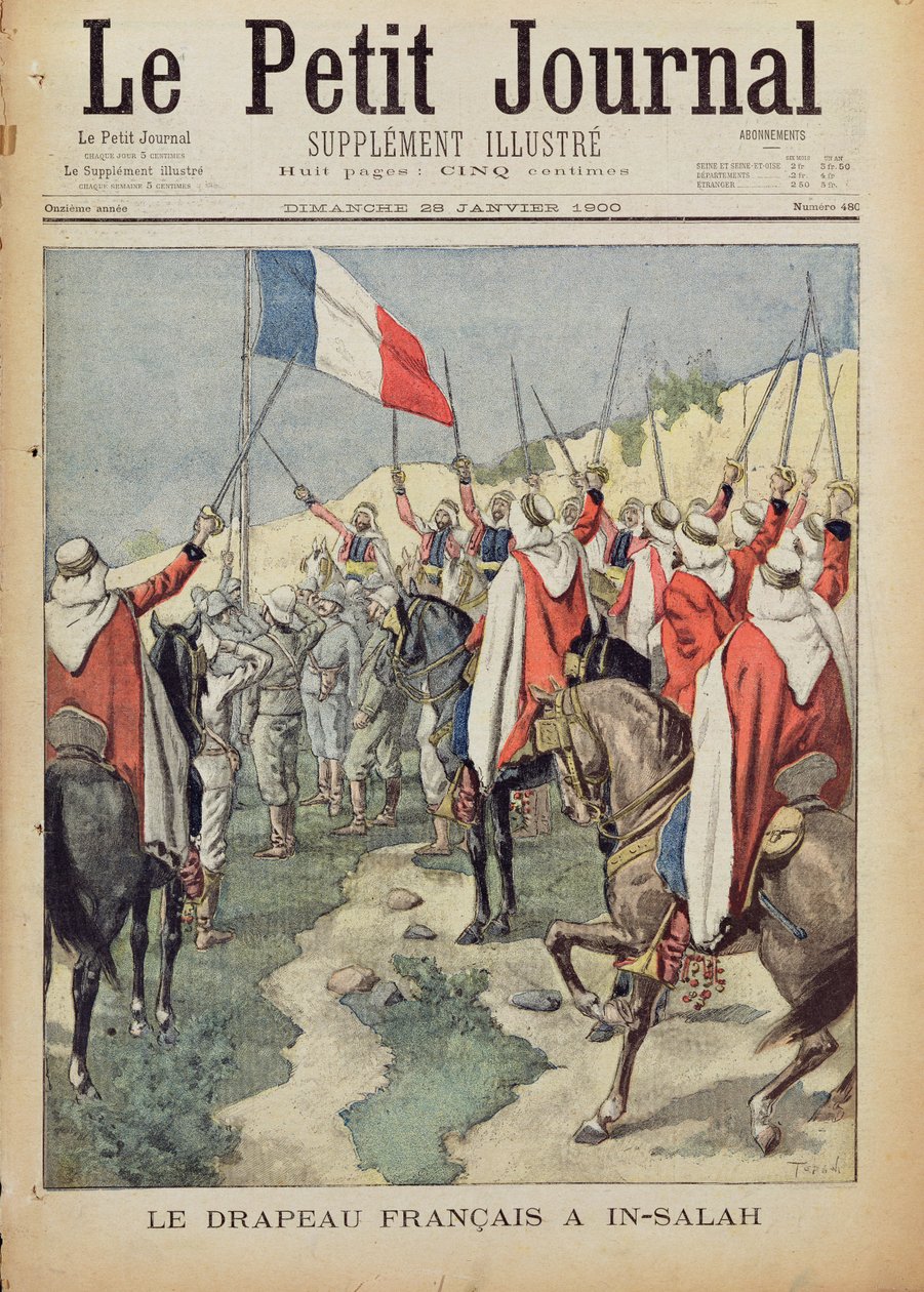 Le drapeau français à In-Salah, 10 janvier 1900, page de titre de 