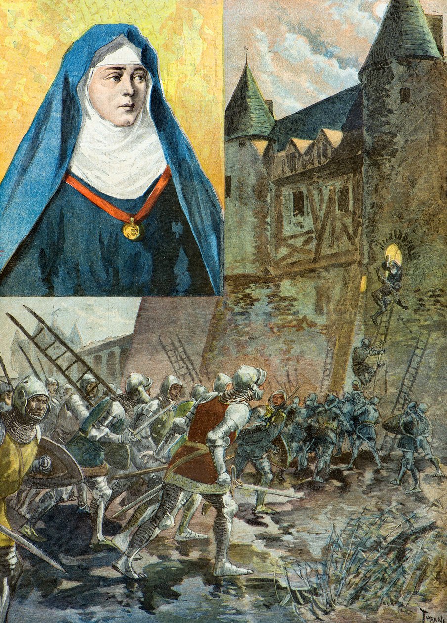The benedictine nun julienne duguesclin - Oswaldo Tofani