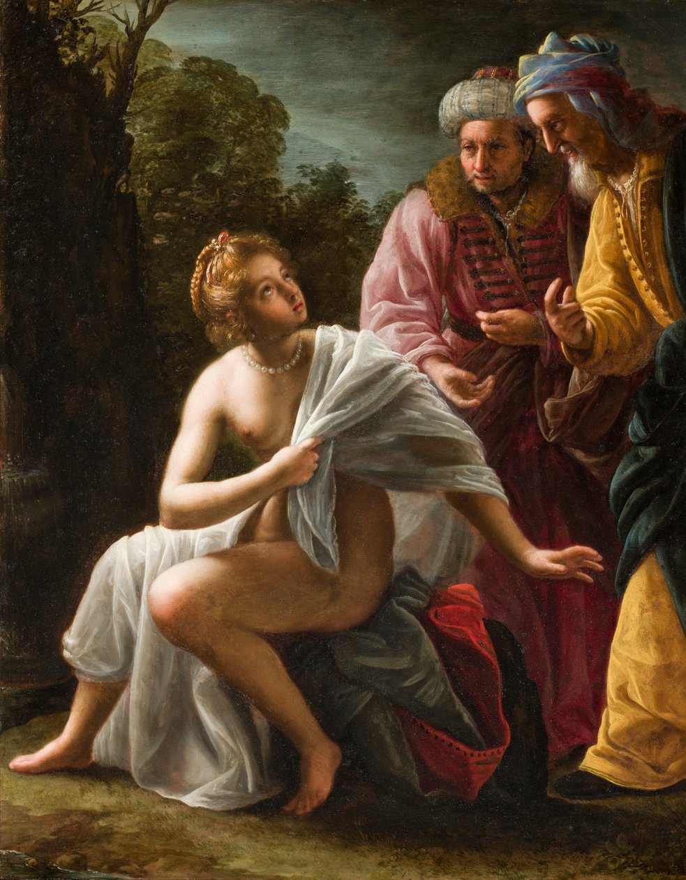 Suzanne et les vieillards, vers 1620 - Ottavio Mario Leoni