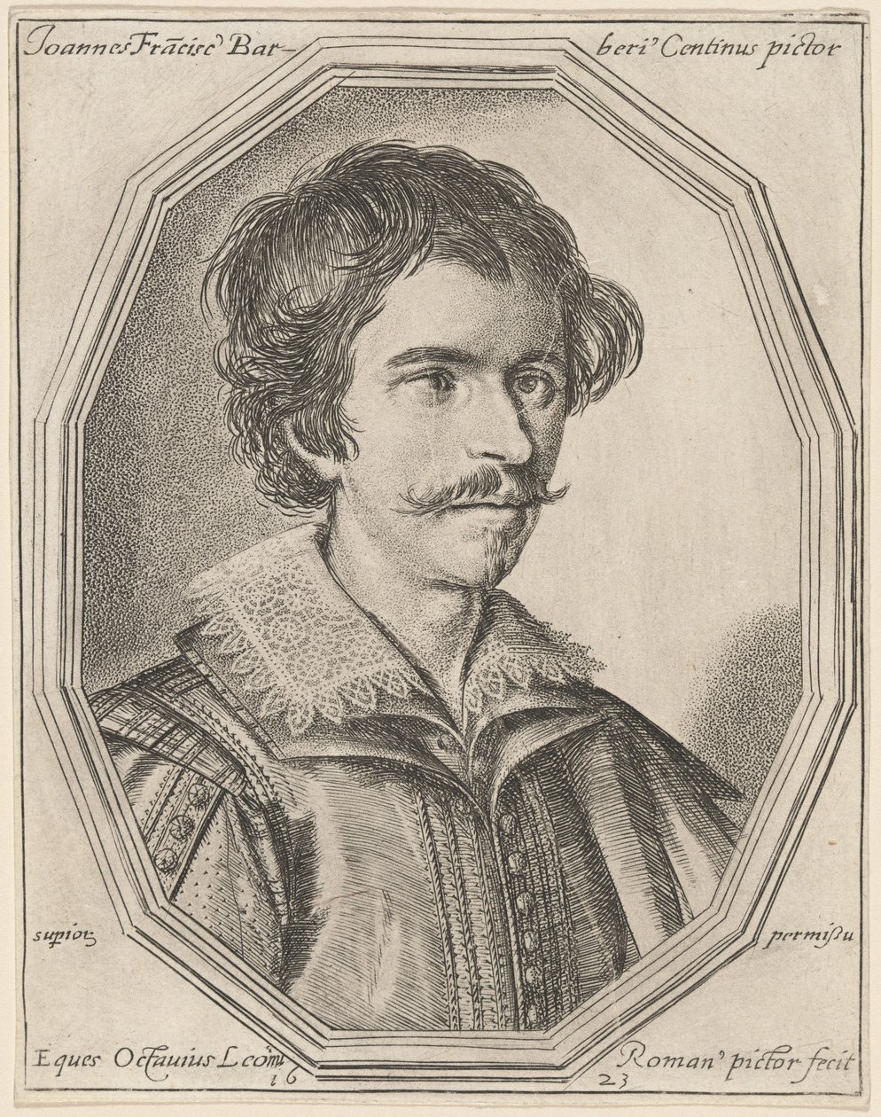 Giovanni Francesco Barbieri, dit Guercino - Ottavio Leoni