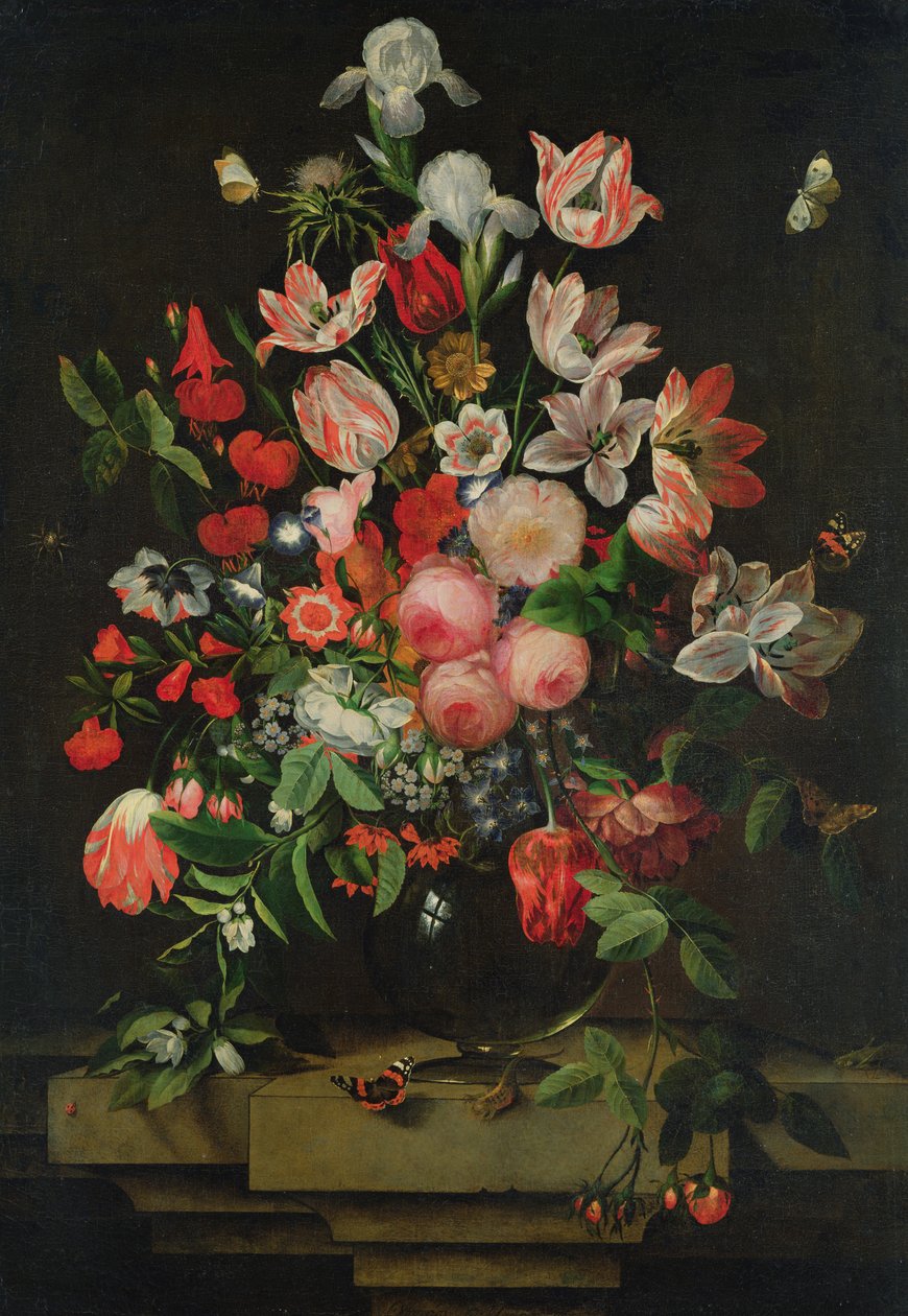 Peinture de fleurs, 1678 - Ottmar the Elder Elliger