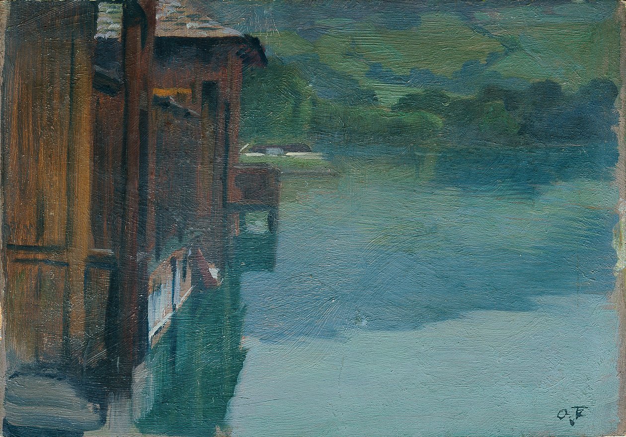 Bains à Gmunden - Otto Friedrich