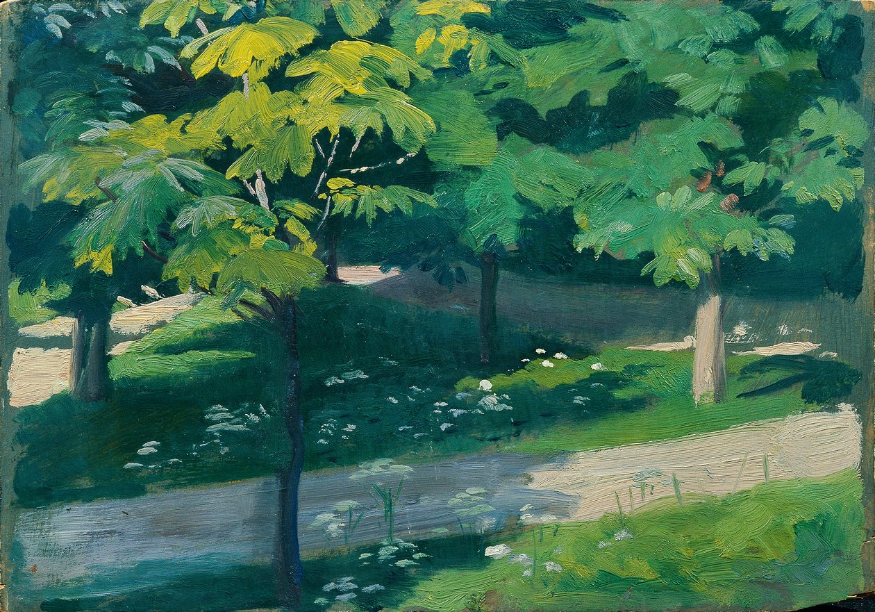Allée de châtaigniers - Otto Friedrich
