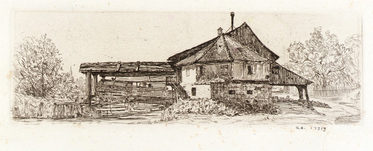 Danube, un vieux moulin - Otto H. Bacher