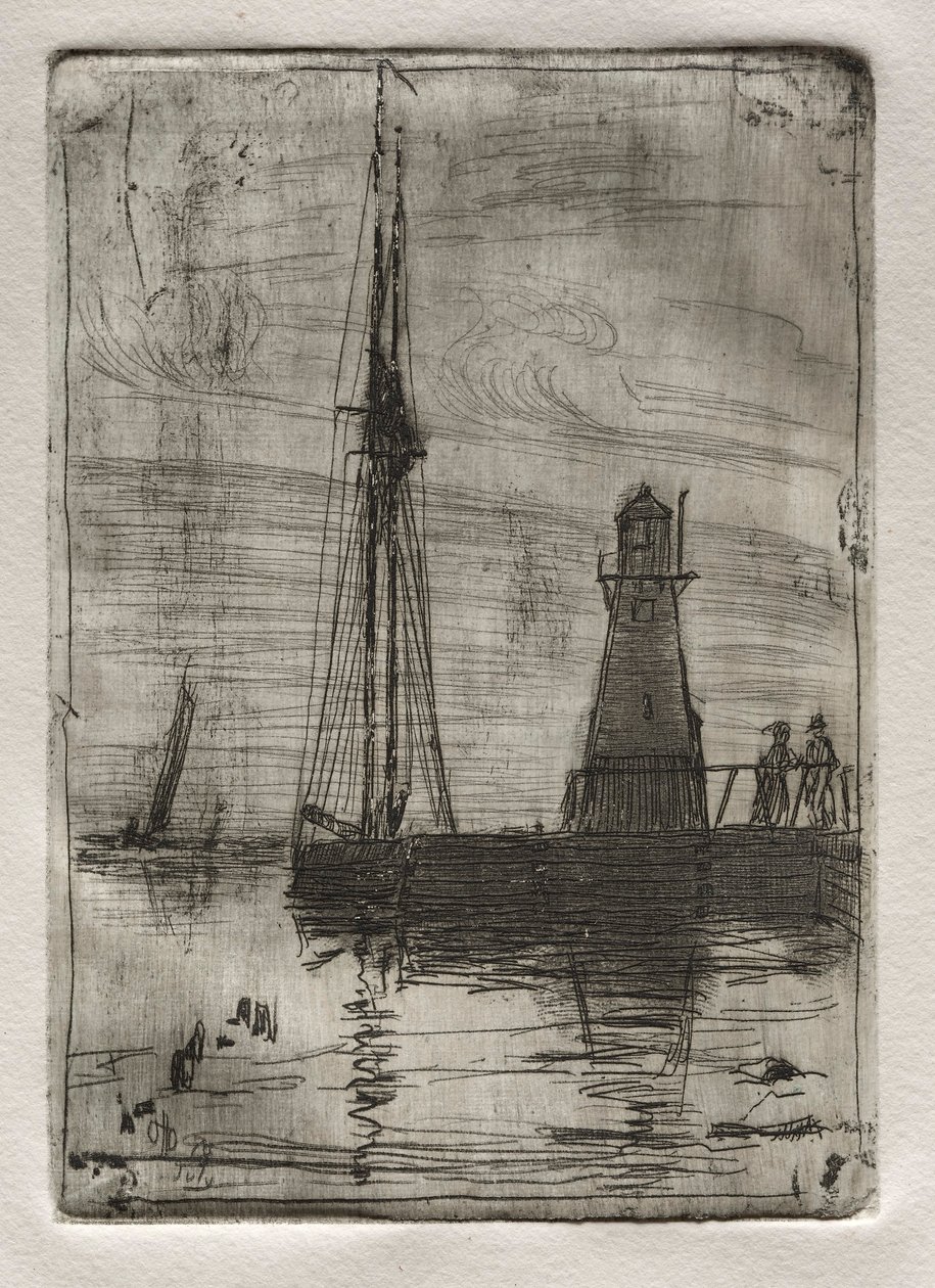 Quai de la rivière - Otto H. Bacher