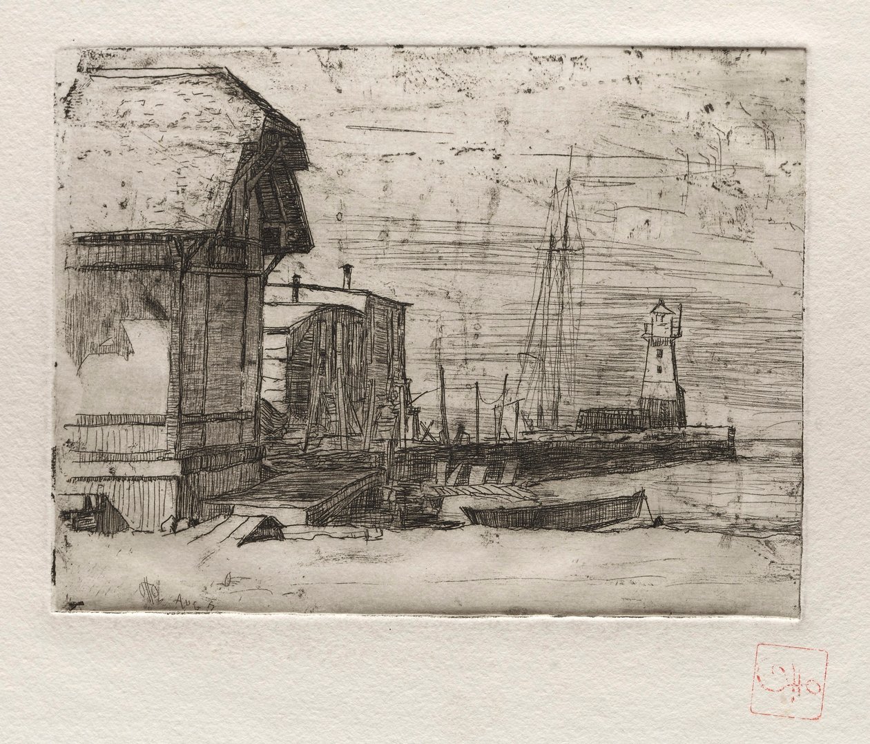 West Pier 1878, 1878 - Otto H. Bacher