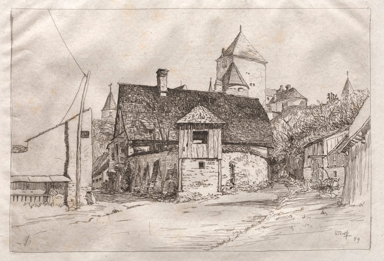 Worth : Une allée, 1879 - Otto H. Bacher