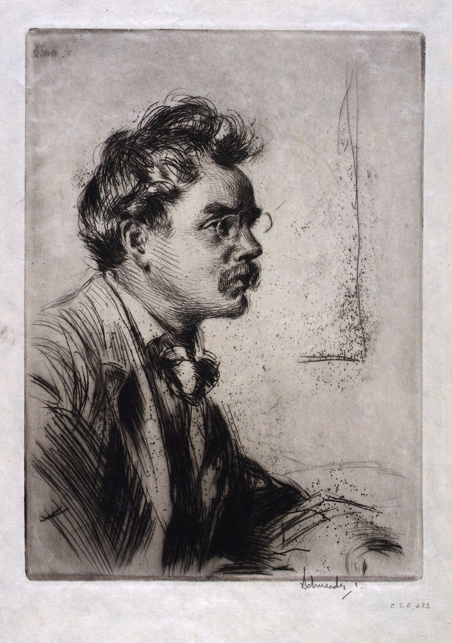 Portrait de B.J.O. Nordfelt - Otto J. Schneider