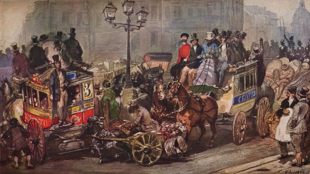 Scène à Ludgate Circus, 1850 - Otto Limited