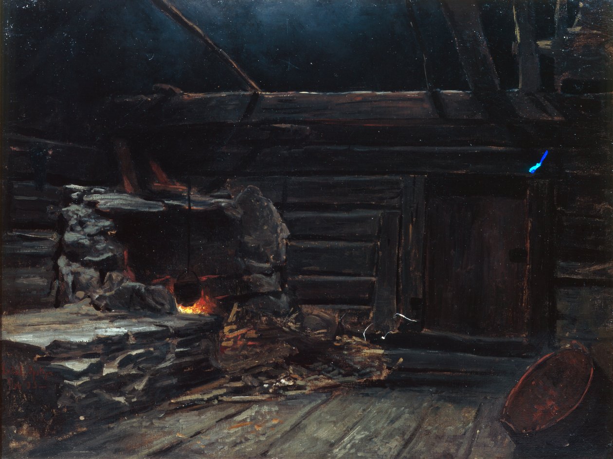 Røkovnstue, oppstryn - Otto Ludvig Sinding