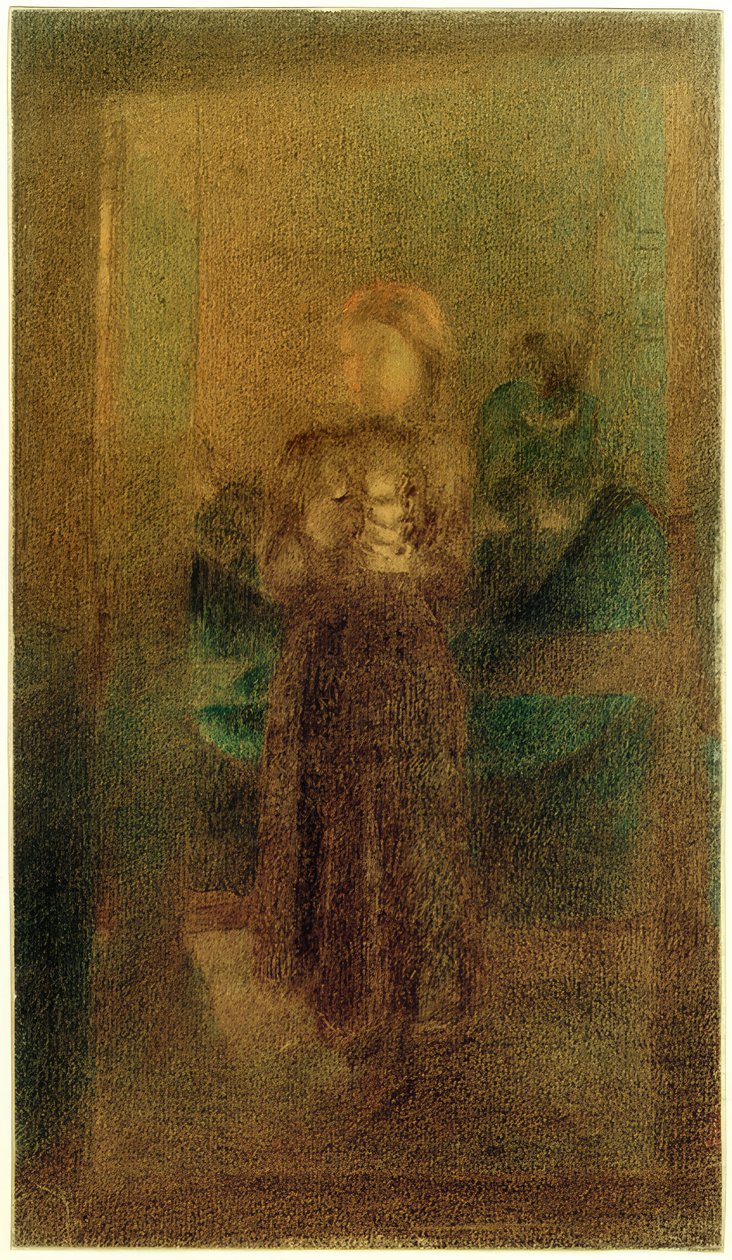 Fille avec des tasses - Otto Meyer Amden