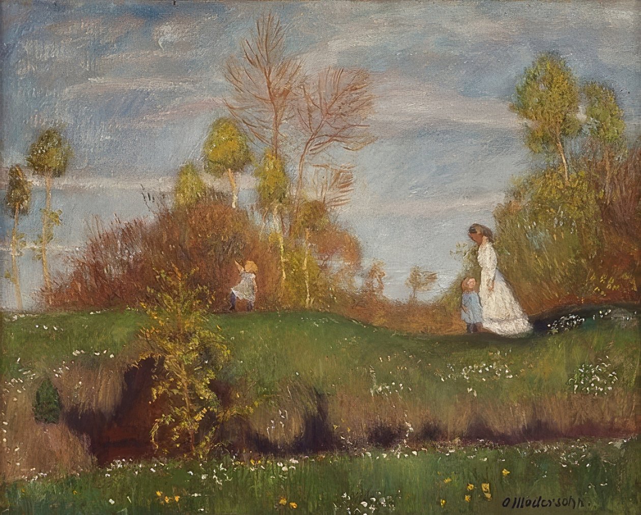 Été dans la lande - Otto Modersohn