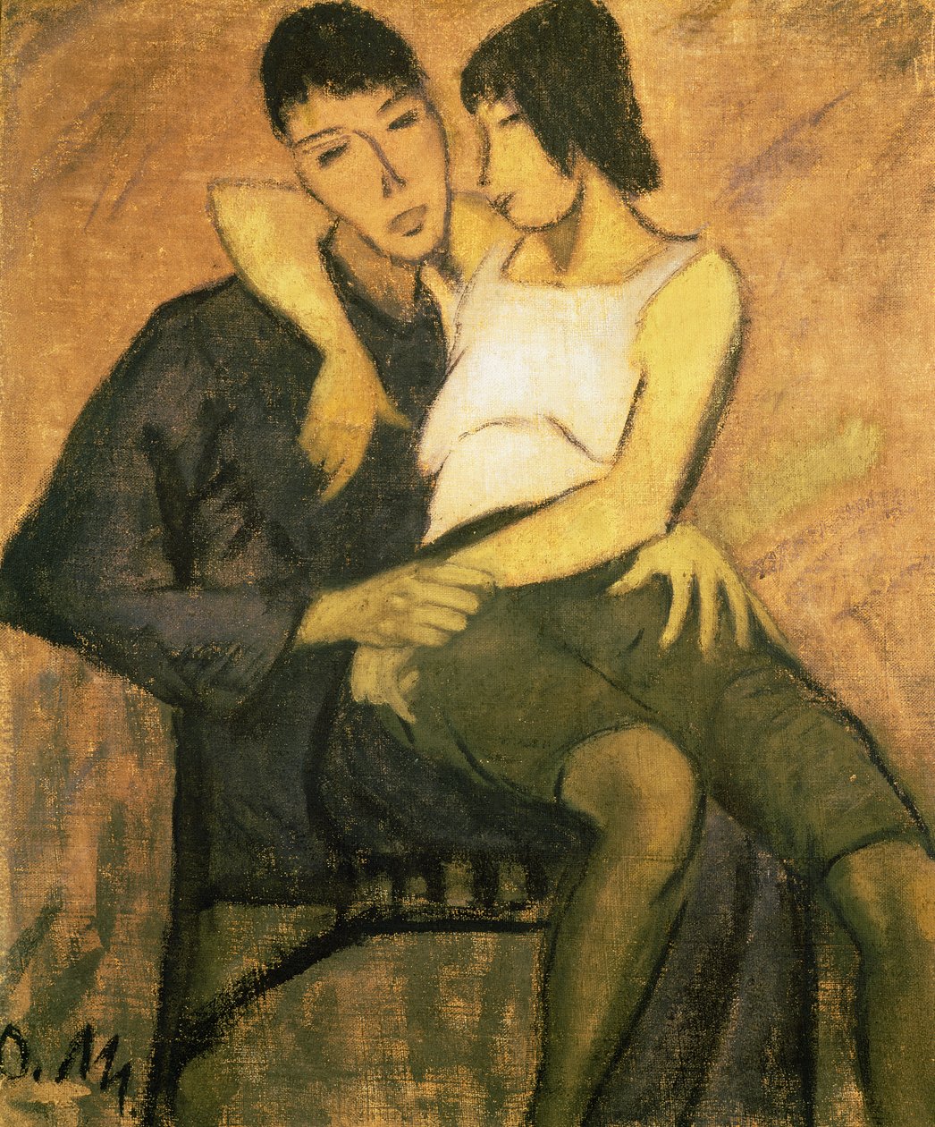 Couple citadin, 1920 - Otto Mueller