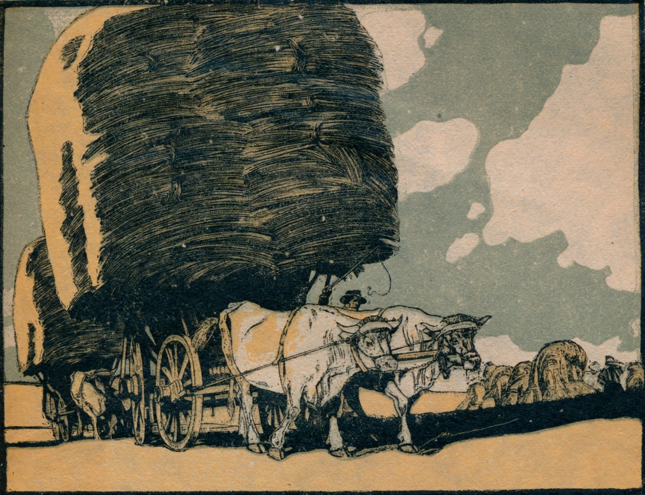 Récolte, vers 1910 - Otto Richard Bossert
