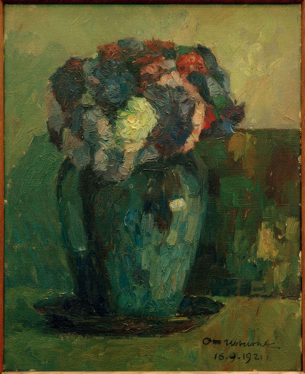 Vase avec des asters - Otto Ubbelohde