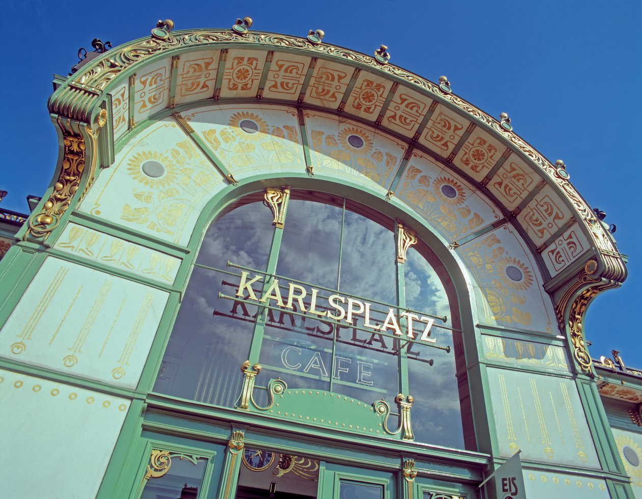 Vue de Karlsplatz Stadtbahn - Otto Wagner
