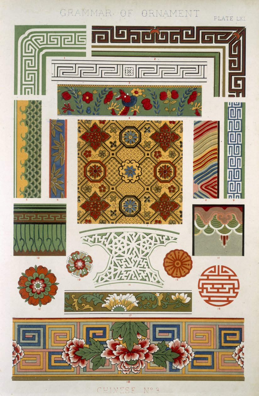Chinois n°3, Planche LXI, de 