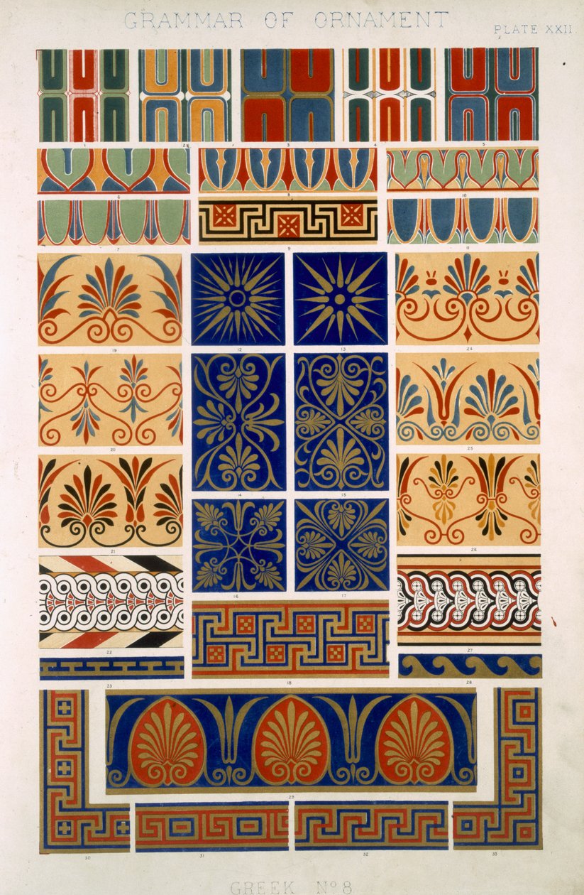 Grec n° 8, planche XXII, de 