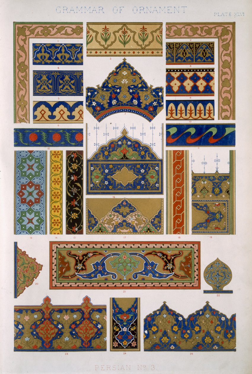 Persan n°3, planche XLVI, de 