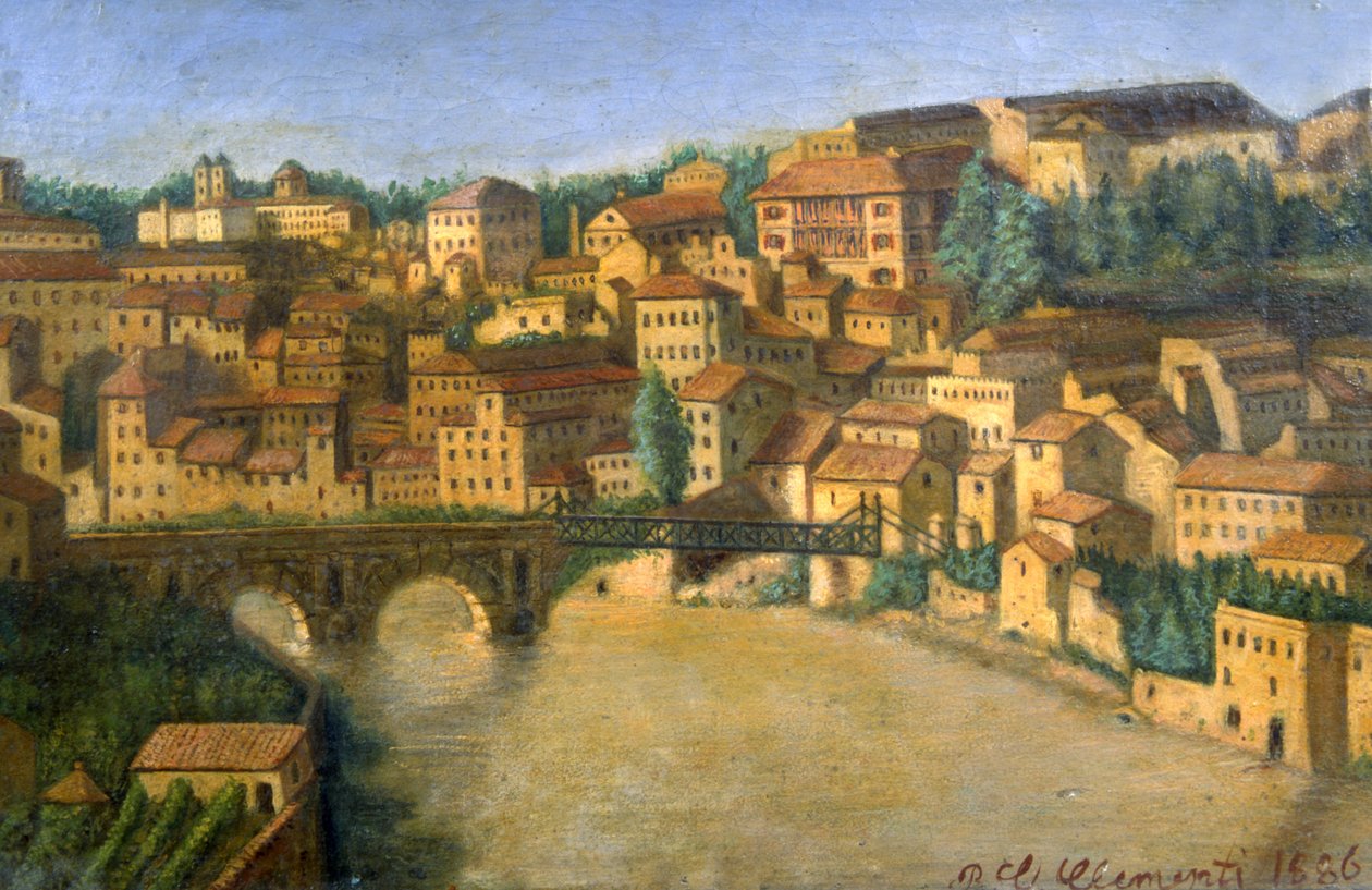 Ponte Rotto, 1886 - P. C. Clementi
