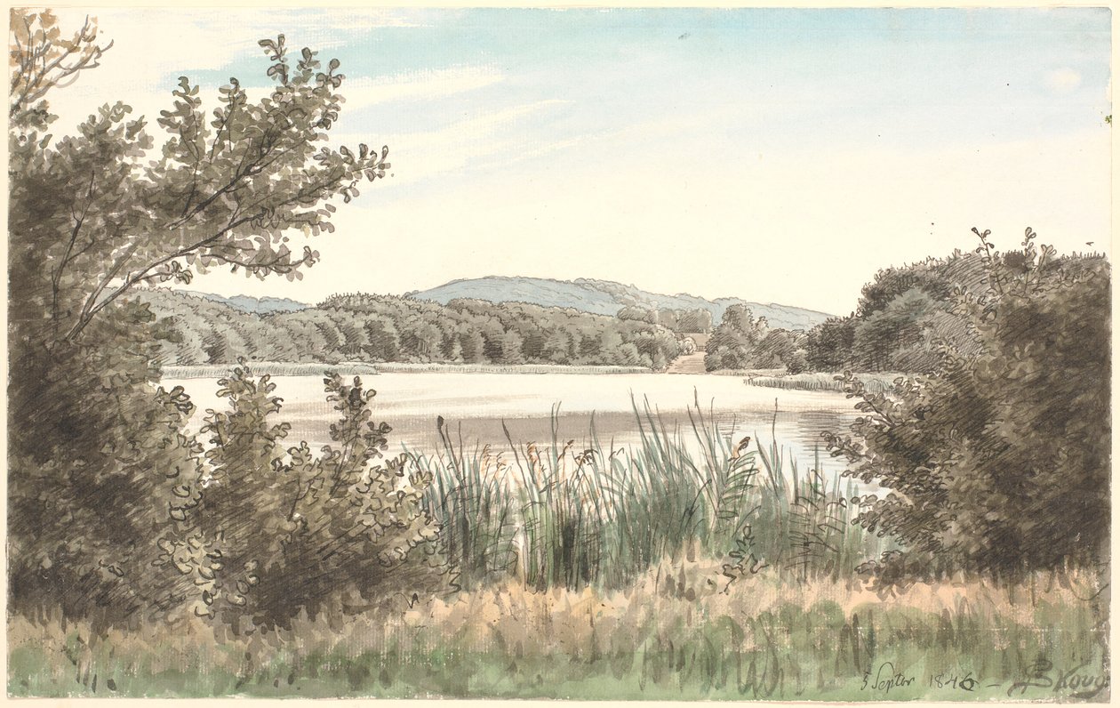 Hundesøen paa Møen - P.C. Skovgaard