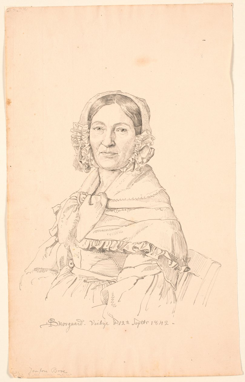 Portrait de Mademoiselle Broe - P.C. Skovgaard